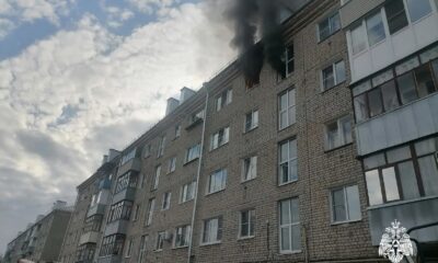 В Рыбинске при пожаре спасли двух человек