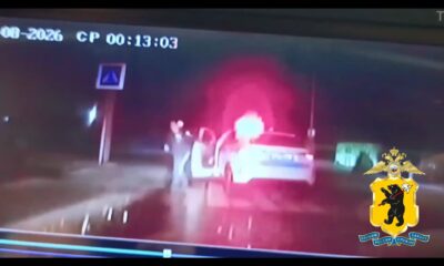 Пьяного водителя остановили стрельбой в Ярославле