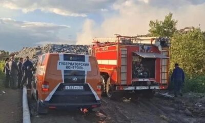 На горящий полигон под Ростовом стянули дополнительную технику