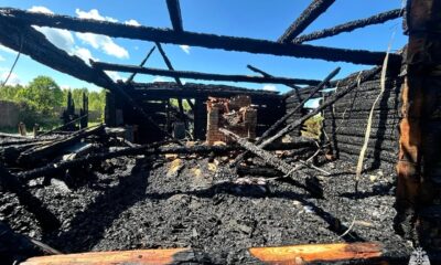 Под Рыбинском дотла сгорел жилой дом