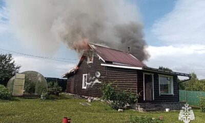 В Ярославской области молния сожгла дачный дом