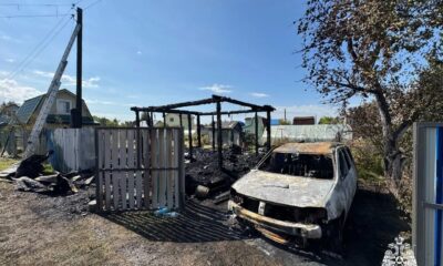 Дачный дом и автомобиль сгорели при пожаре под Ярославлем