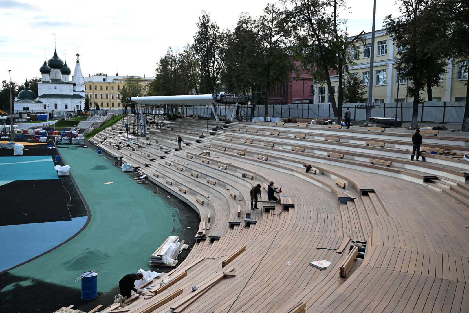 Реконструкцию стадиона «Спартаковец» в Ярославле завершат в сентябре