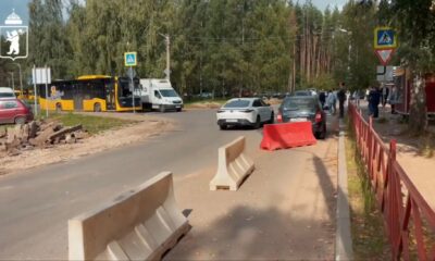 В Ярославле начали ремонт дороги у областной больницы
