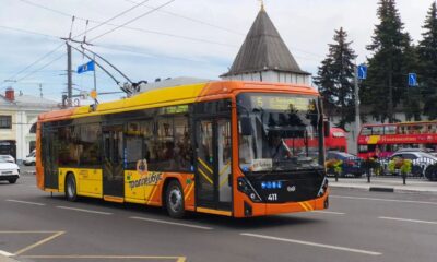 Новые троллейбусы вышли на маршруты Ярославля