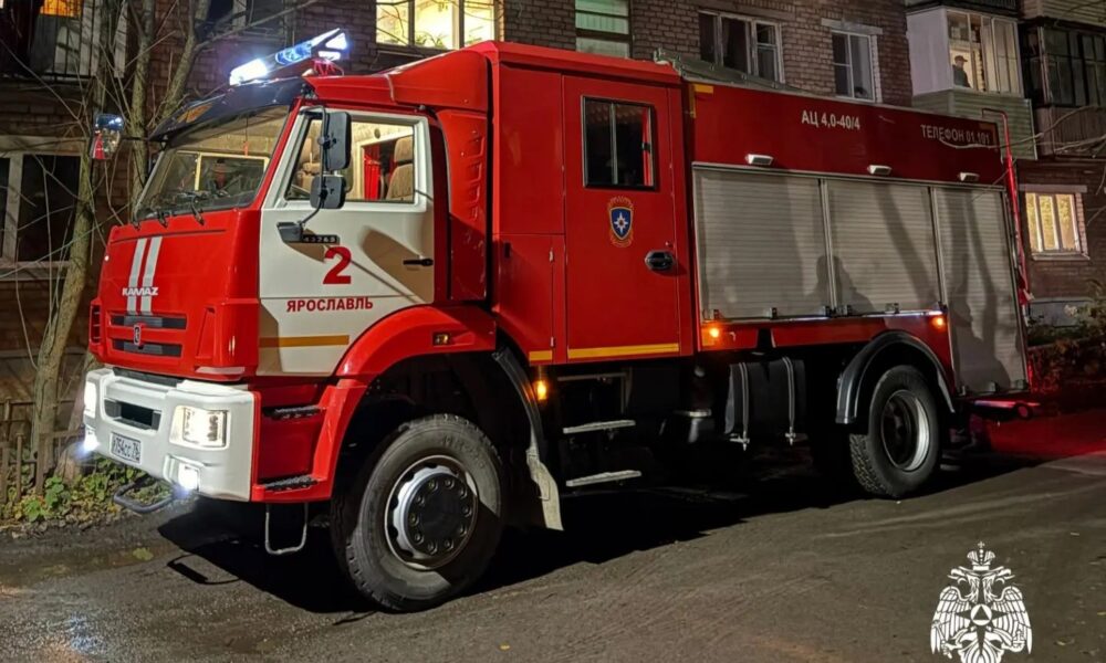 На улице Юности в Ярославле пожар унёс жизнь мужчины