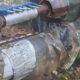 Горячая вода заливает аллею в Туношне
