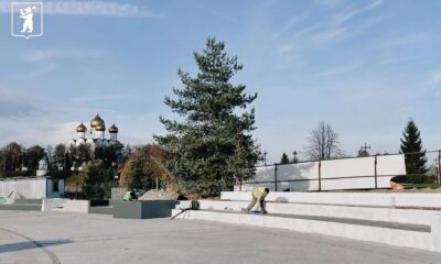 В Ярославле завершают обустройство амфитеатра на Стрелке