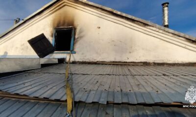 В Ярославской области двое подростков устроили пожар на чердаке жилого дома